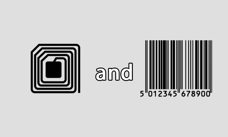 Barcodes vs RFID tags can appear on the same product