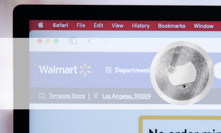 Il gigante della vendita al dettaglio Wal-Mart è un esempio dell'uso della tecnologia RFID