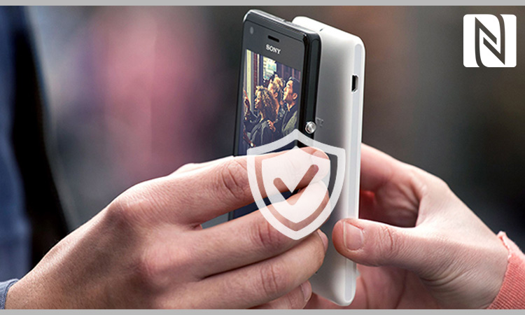 近接データ転送用の NFC は、Bluetooth よりも高いセキュリティを提供します