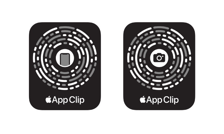 Schöne App-Clips-Aufkleber 
