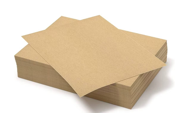 Carte en carton en bois réutilisé recyclé
