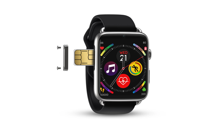 Wir können die leistungsstarke Smartwatch-SIM-Karte in Ihre Uhr einsetzen