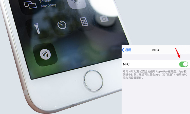Con alcuni iPhone deve attivare manualmente l'NFC per poterlo utilizzare. 