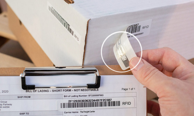 Etichette RFID per l'inventario per l'identificazione della tracciabilità