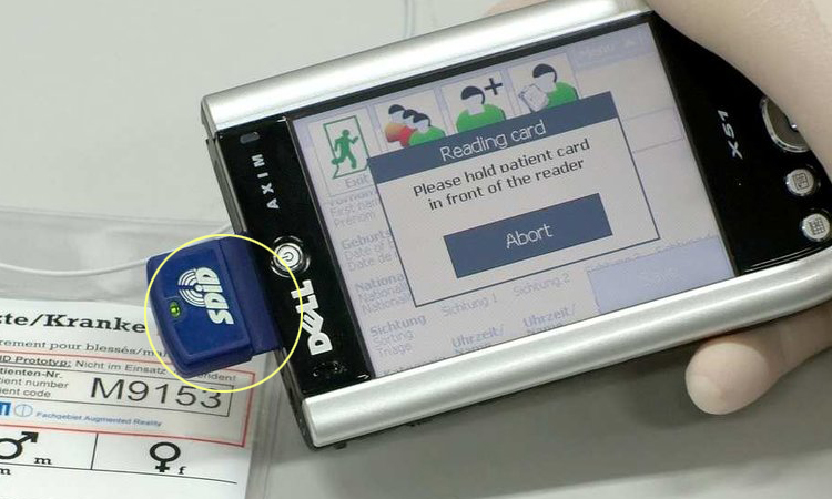 Lettore RFID portatile comodo e leggero