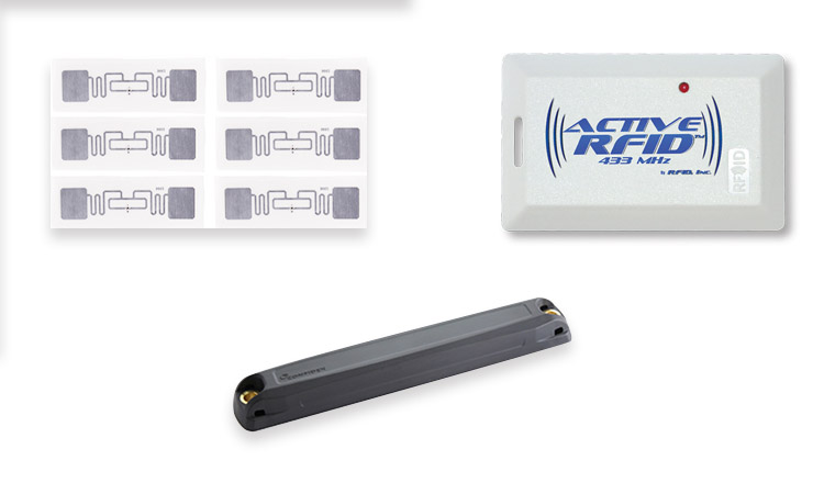 Diversi tipi di tag RFID UHF