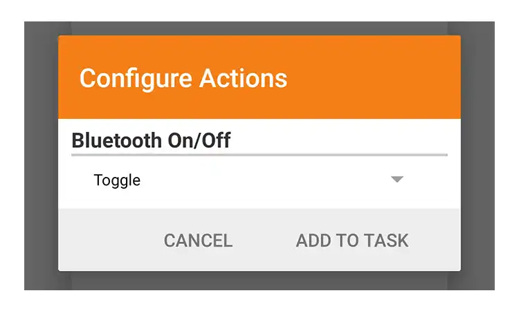 Toggling Bluetooth on or off