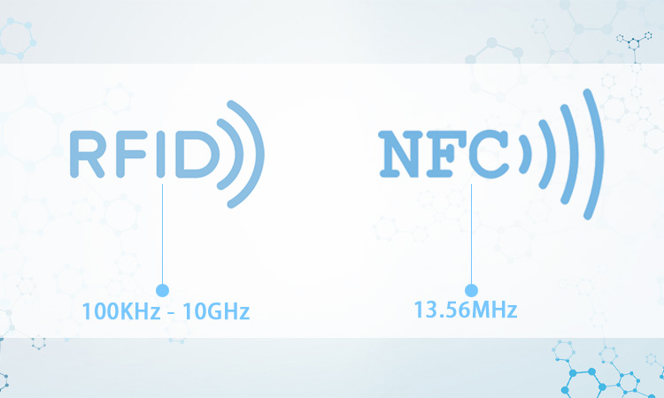 NFC VS RFID: RFID has a wider range of frequency bands