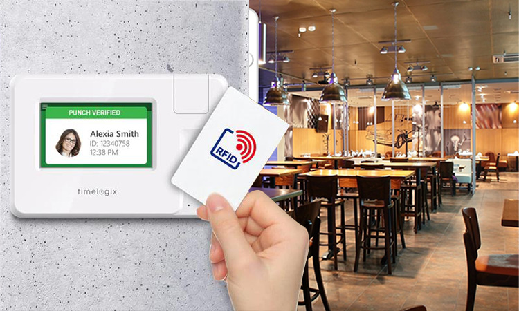 Employees can punch to work through RFID cards