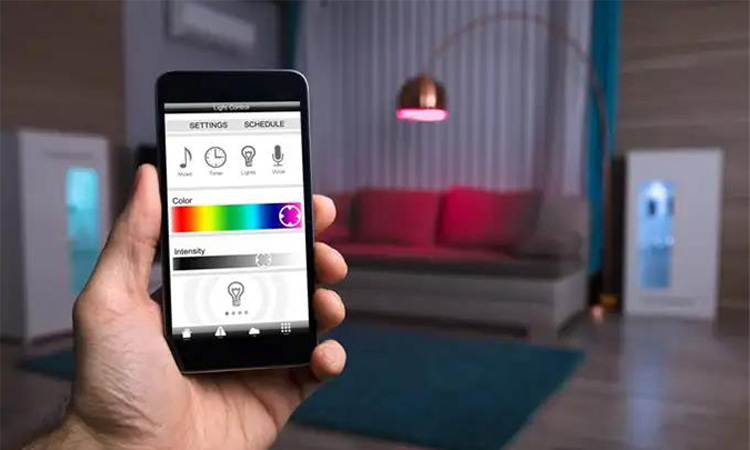 You can activate the home automation ideal sleep environment with one click through the app