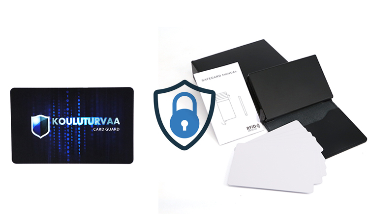 Cardholders can protect RFID credit card by purchasing shielded wallets