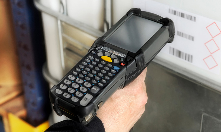 Scanners for scanning warehouse barcodes