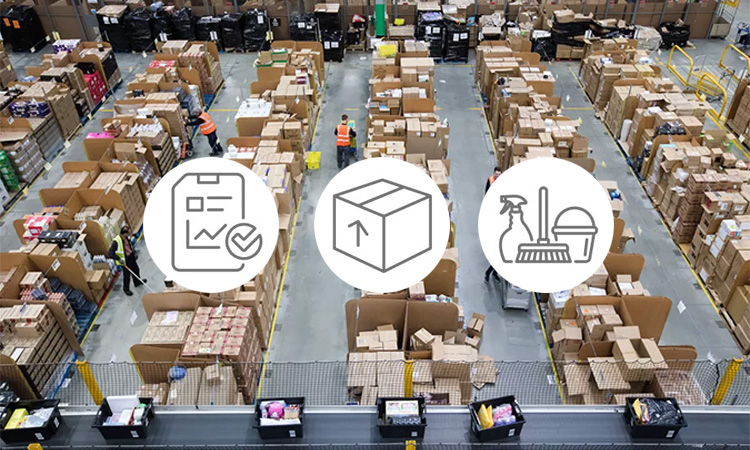 Clearing slow-moving inventory facilitates better warehouse organization