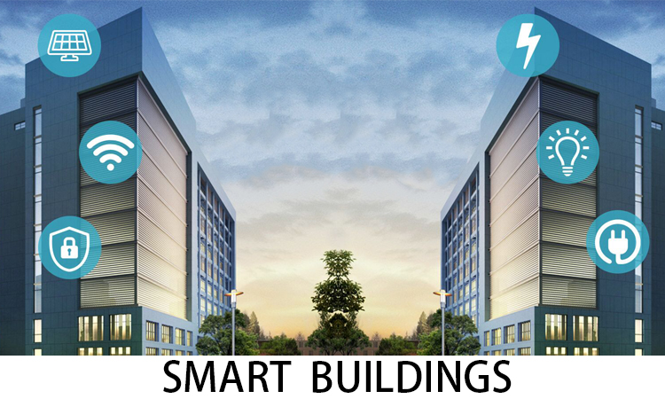 Smart buildings can automatically adjust lighting and temperature