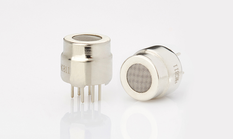Compact and compact solid electrolyte gas sensor