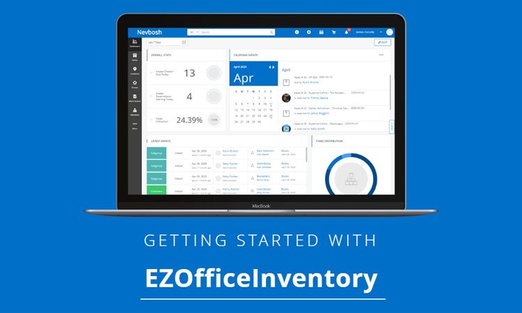 La page d'utilisation d'EZOfficeInventory est facile à comprendre.