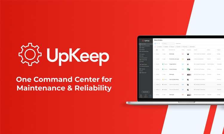 Upkeep peut fournir une solution de GMAO complète aux entreprises