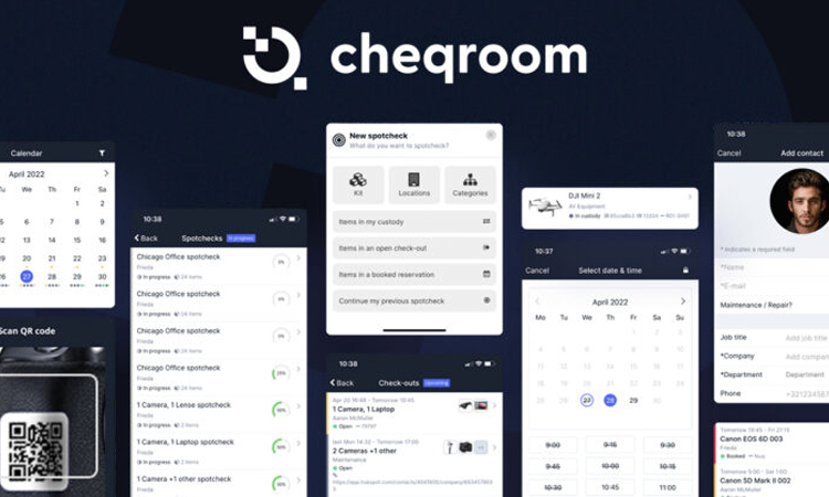 Cheqroom hat einfach zu navigierende und benutzerfreundliche Bedienseiten