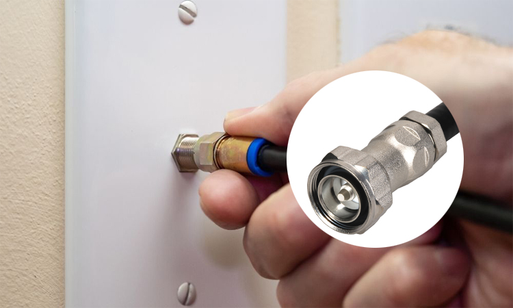 The 7-16 connector is a low insertion loss and high level RF shielded antenna connector