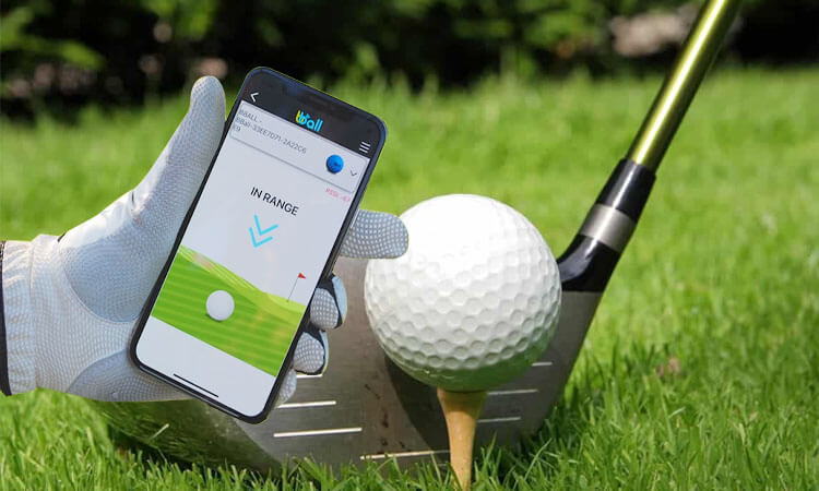RFID golf balls collect data that can be read by handheld RFID readers