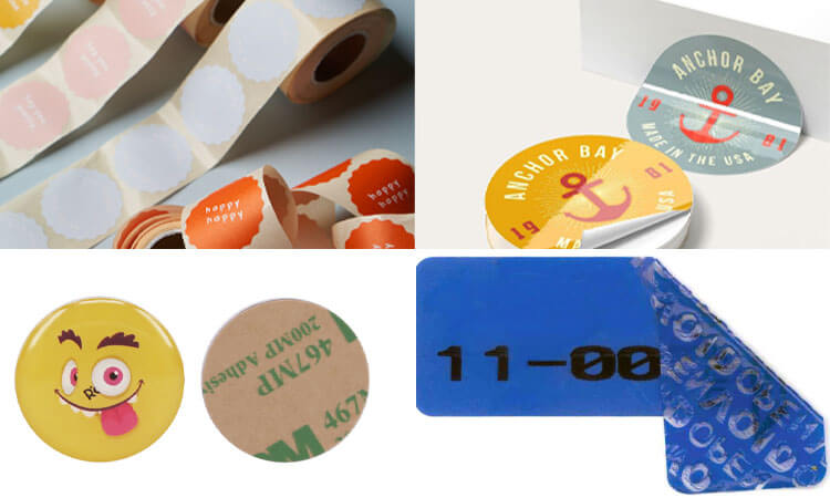 There are many types of materials that can be used to produce stickers