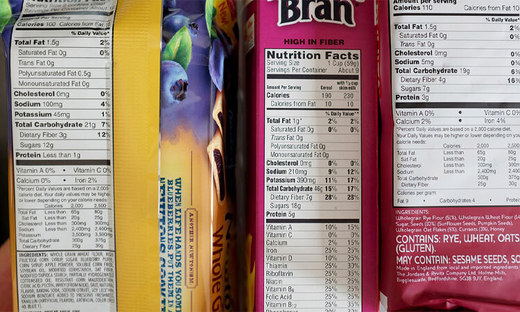 You can use the property of stickers to provide information about product ingredients, instructions and warnings