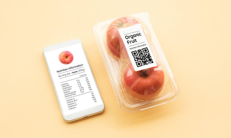 You can scan the RFID tag on the product's smart packaging to get detailed information about the product