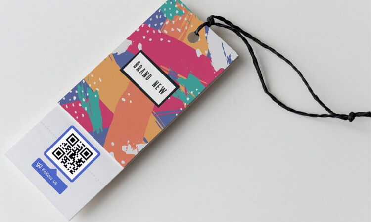 You can customize the qr code labels exclusively in your own brand style