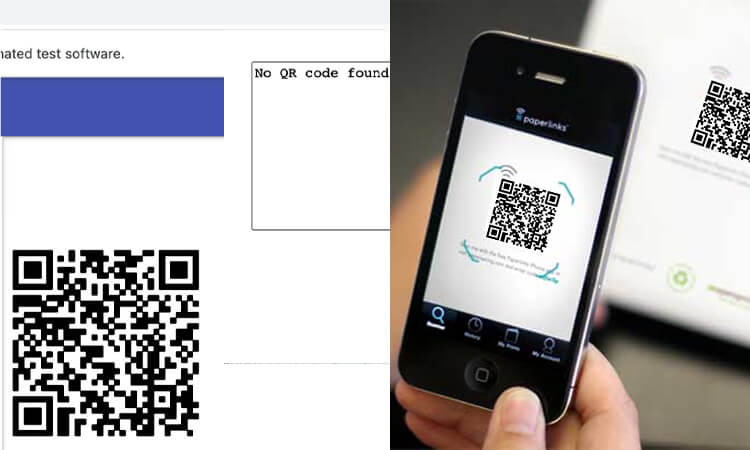 Puoi utilizzare il tuo smartphone o software per testare l'usabilità dei codici QR