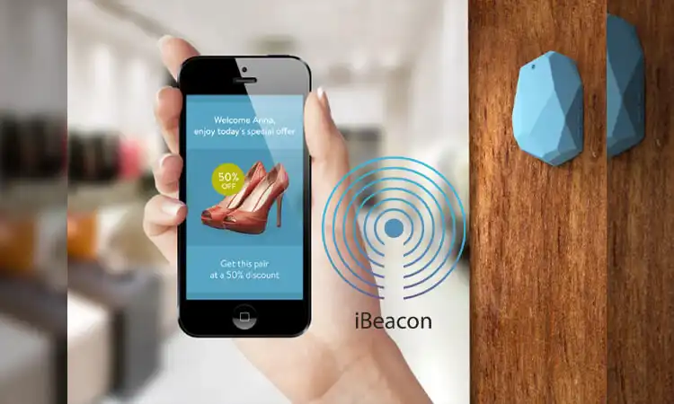 bluetooth beacons technology helps people easily get information about product discounts
