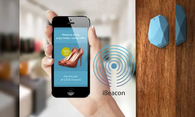 Die Bluetooth-Beacons-Technologie hilft Menschen, Informationen über Produktrabatte einfach zu erhalten