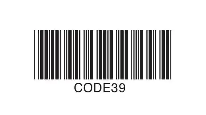 символика штрих-кода code 39