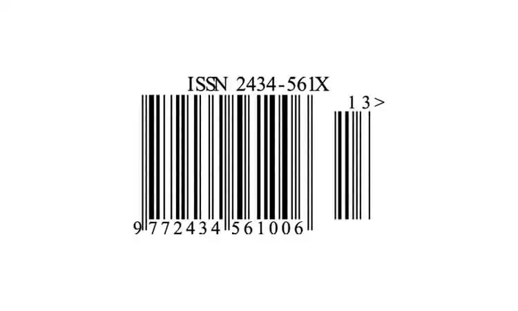 символика штрих-кода issn