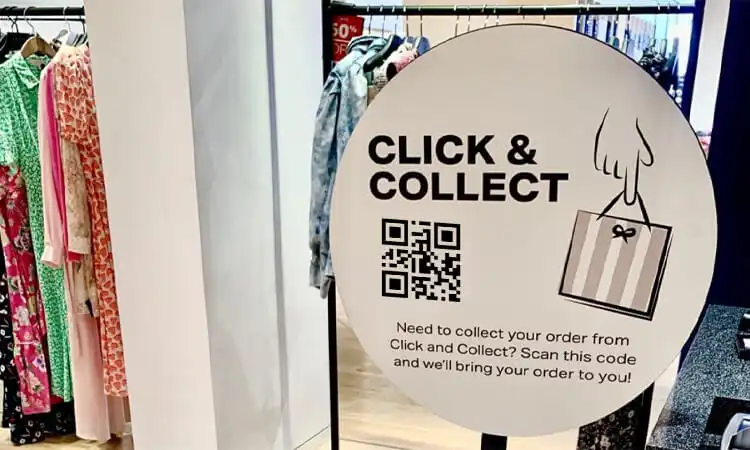 qr codes in marketing can be used by clothing stores to promote their online stores