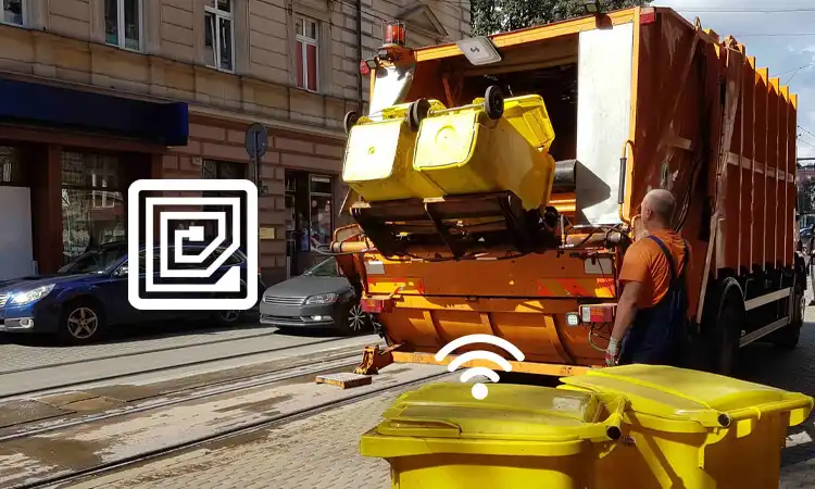 Crews are using RFID-tagged garbage trucks and bins to transport garbage