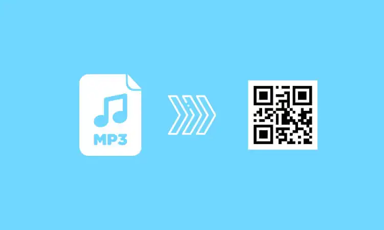 Konvertieren Sie Audiodatei-URLs in scanbare QR-Codes