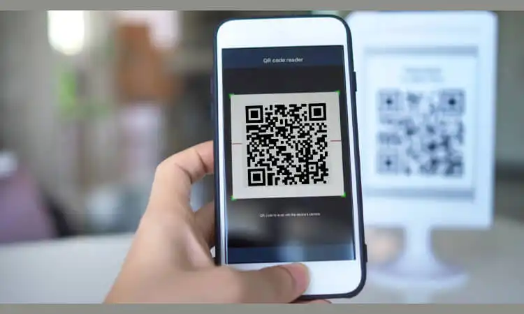 The generator tool creates a QR code that can be scanned by the camera of any smartphone