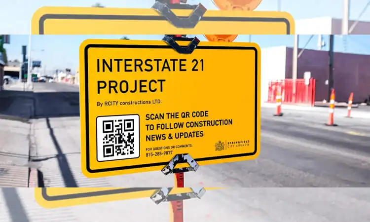 QR codes on street signs
