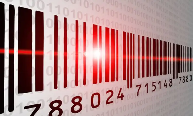The barcode consists of a series of vertical bars and spaces