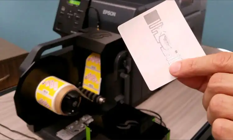 RFIDインクジェット印刷用エプソンプリンター