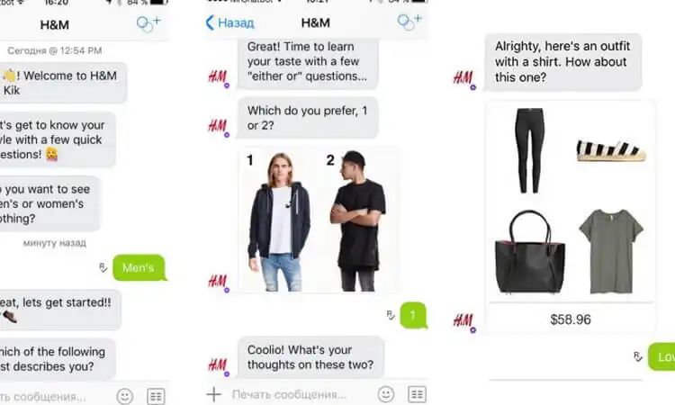 h&m crea un chatbot ai per offrire ai clienti esperienze eleganti