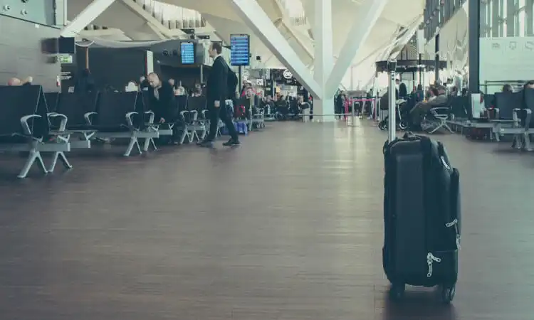 Staff can find the owner of these suitcases using RFID baggage tracking technology by simply scanning them with a reader